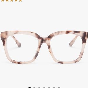 DIFF Bella Cream Tortoise Blue Light Glasses